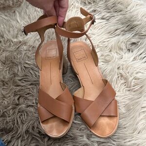 DV by Dolce Vita Tan Leather Sandals
